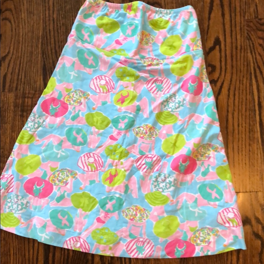 Lilly Pulitzer Strapless Dress (Small)